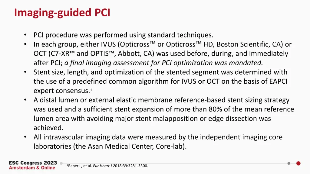 imaging guided pci