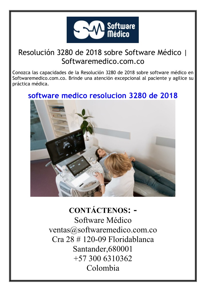 resoluci n 3280 de 2018 sobre software m dico