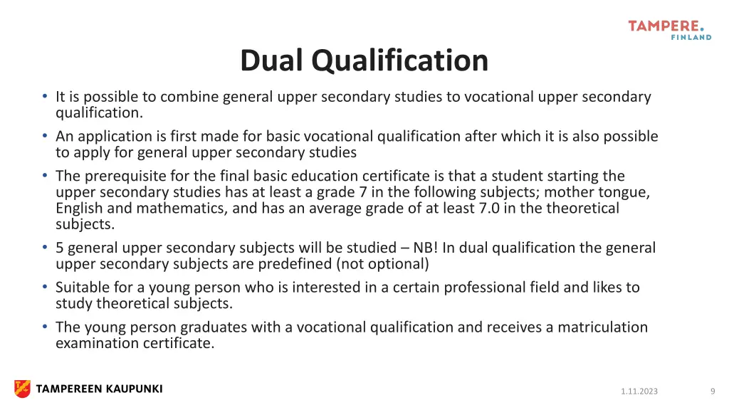 dual qualification