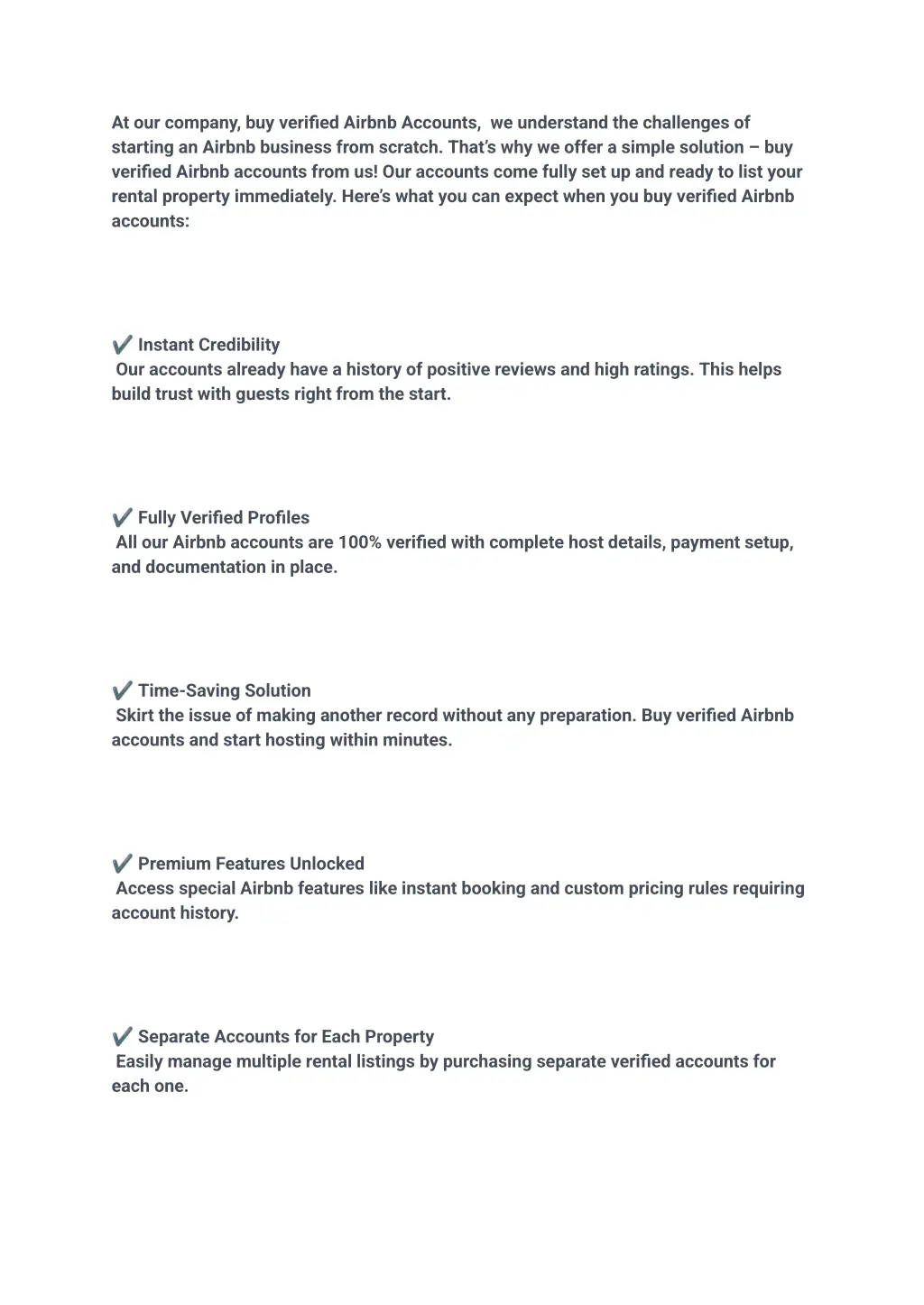 at our company buy verified airbnb accounts
