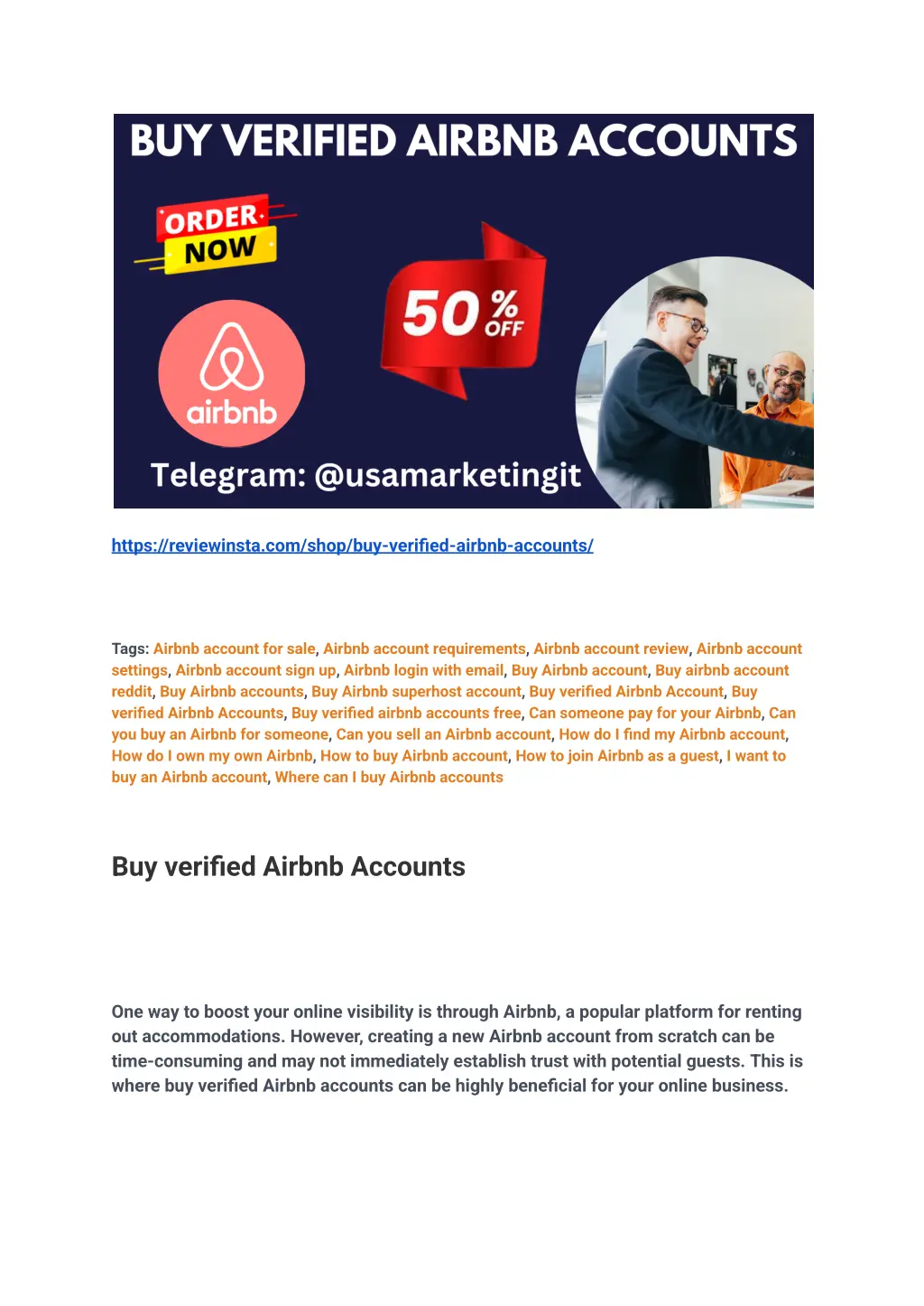 https reviewinsta com shop buy verified airbnb