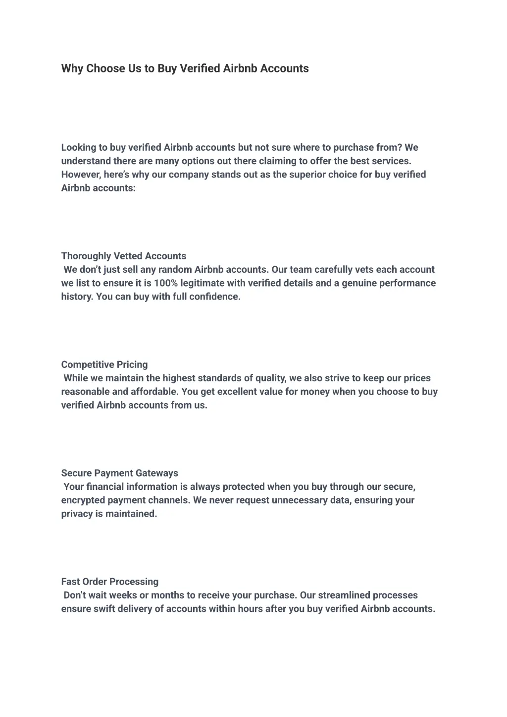 why choose us to buy verified airbnb accounts