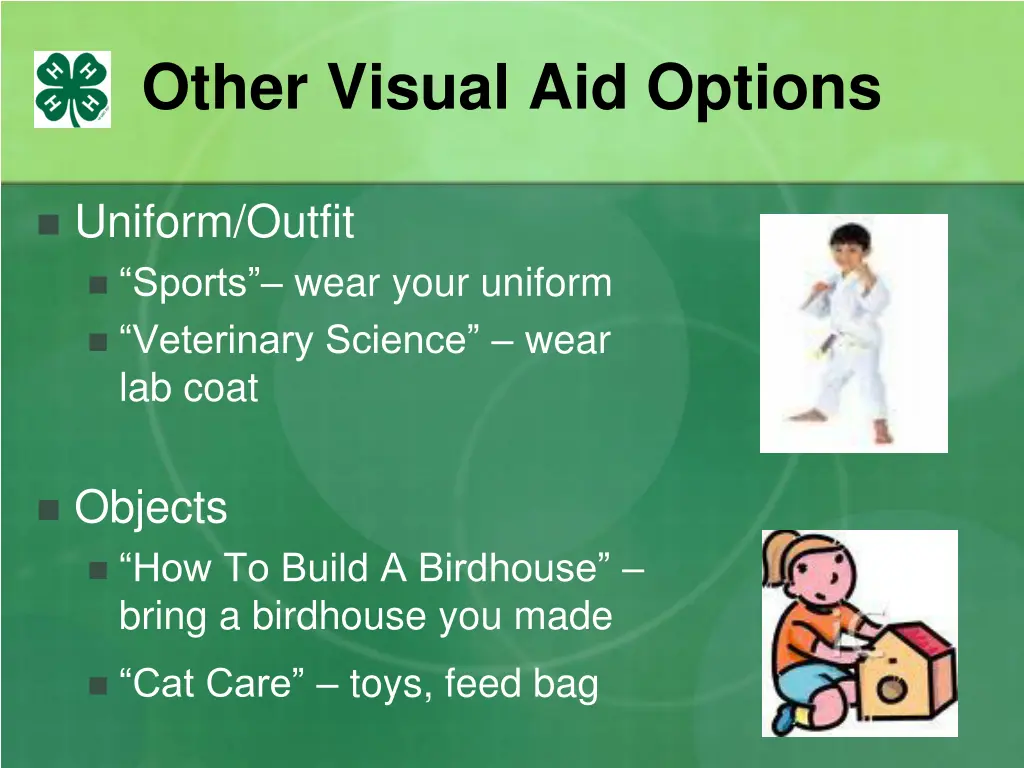 other visual aid options