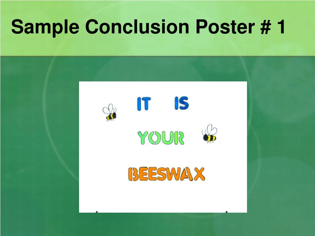 sample conclusion poster 1