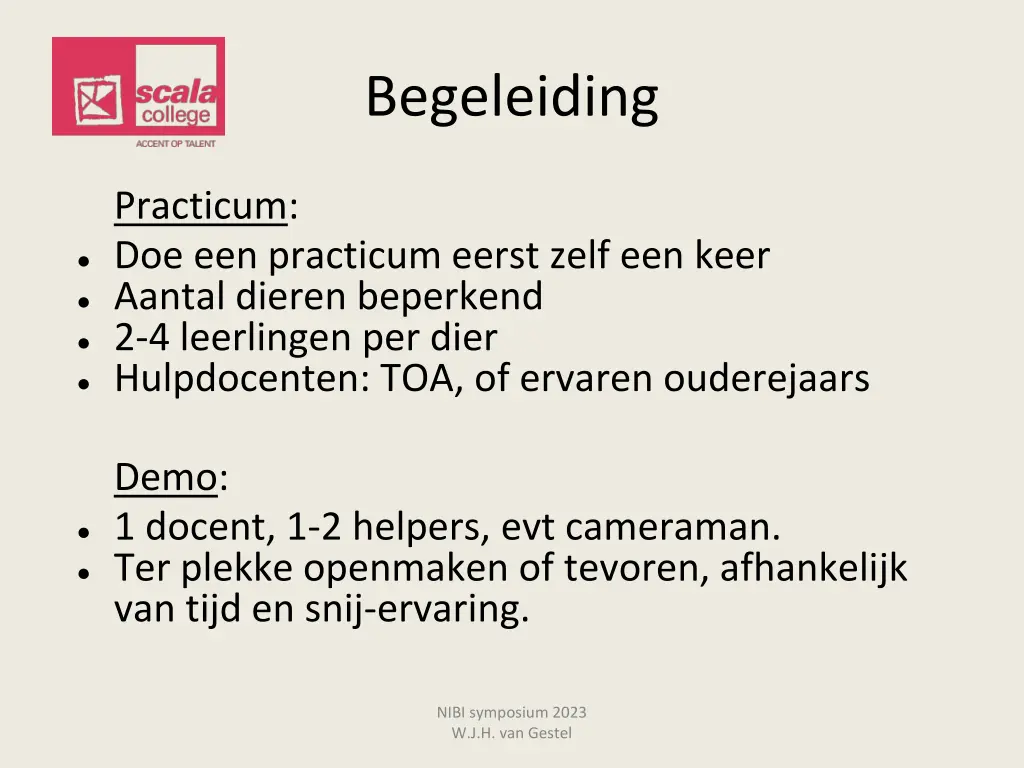 begeleiding