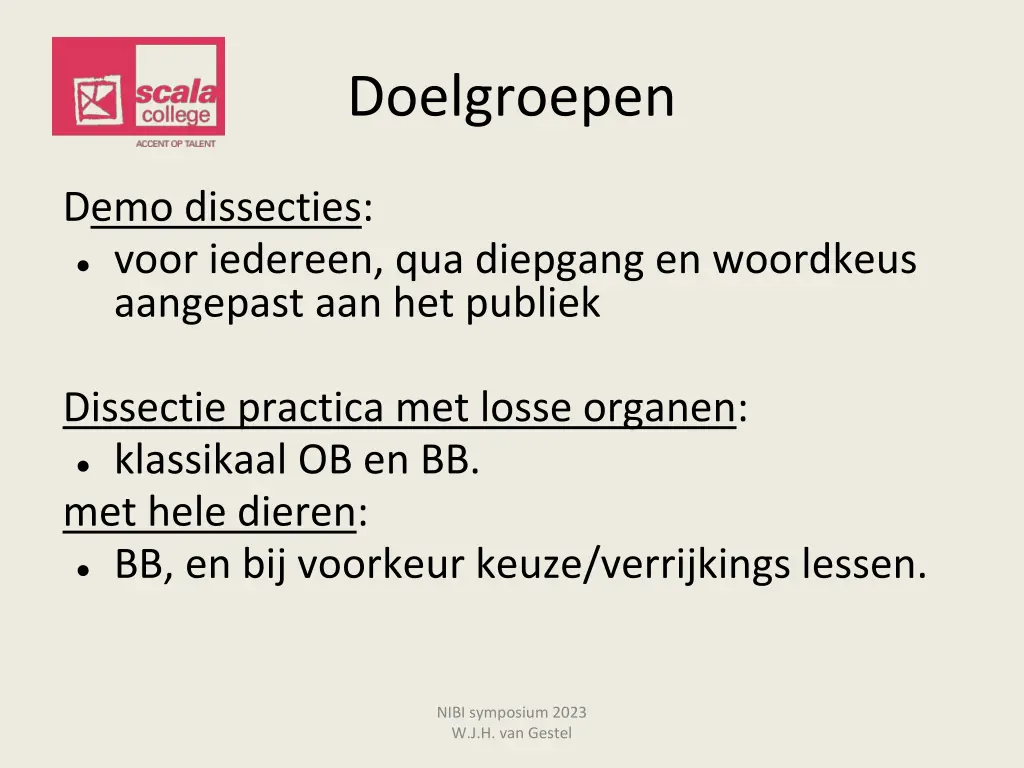 doelgroepen