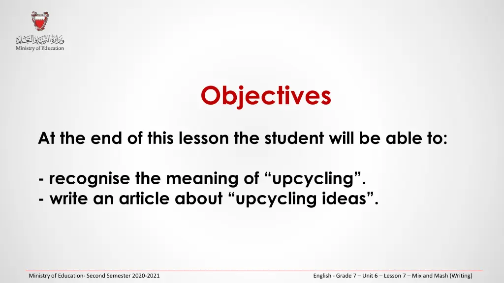 objectives