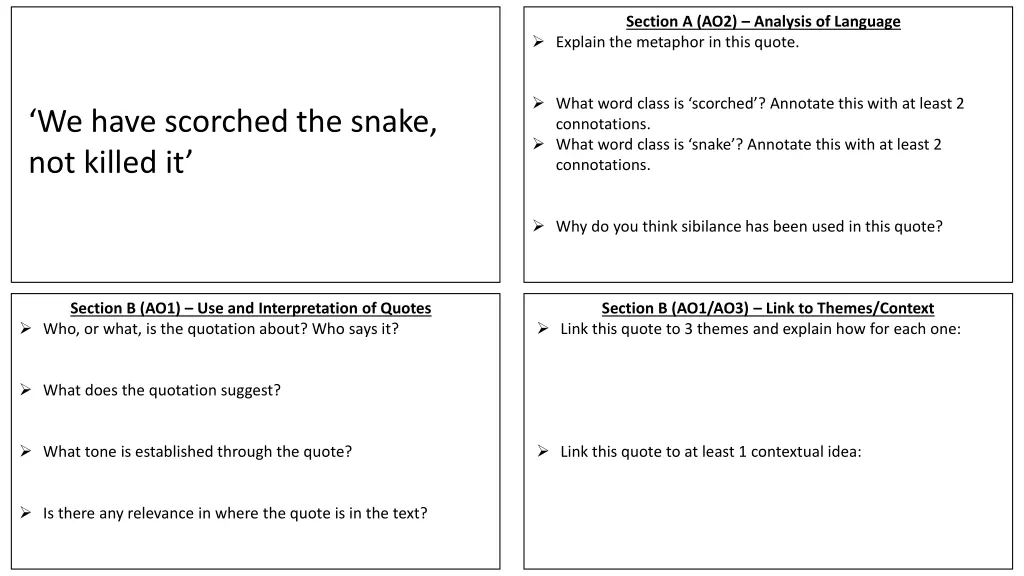 section a ao2 analysis of language explain 1