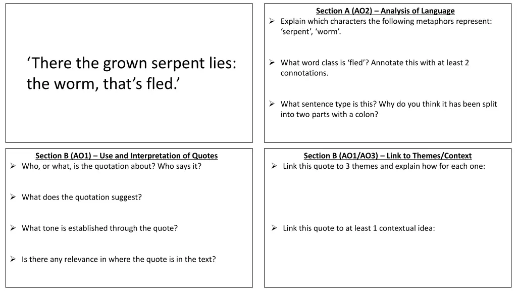 section a ao2 analysis of language explain which