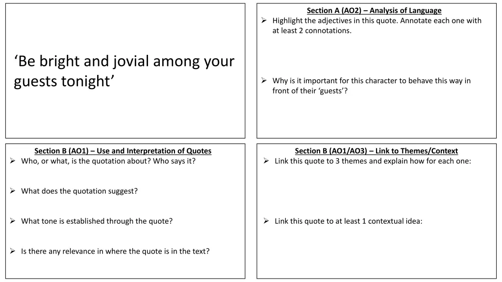 section a ao2 analysis of language highlight 3