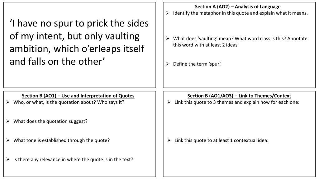 section a ao2 analysis of language identify