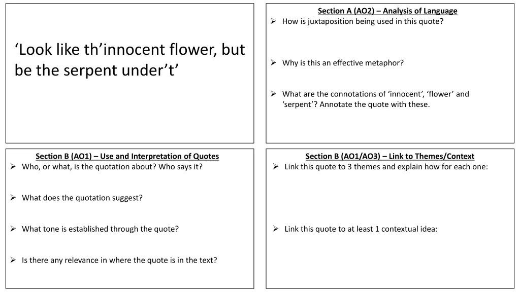 section a ao2 analysis of language