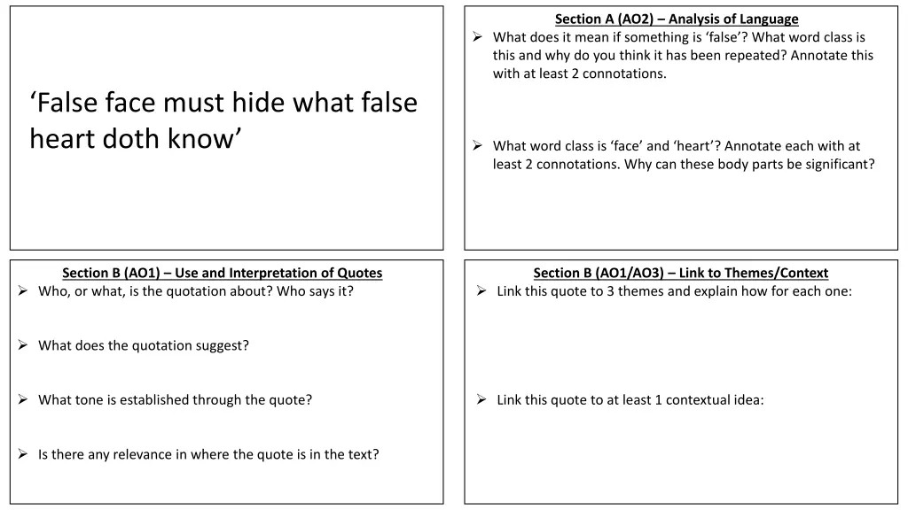 section a ao2 analysis of language what does