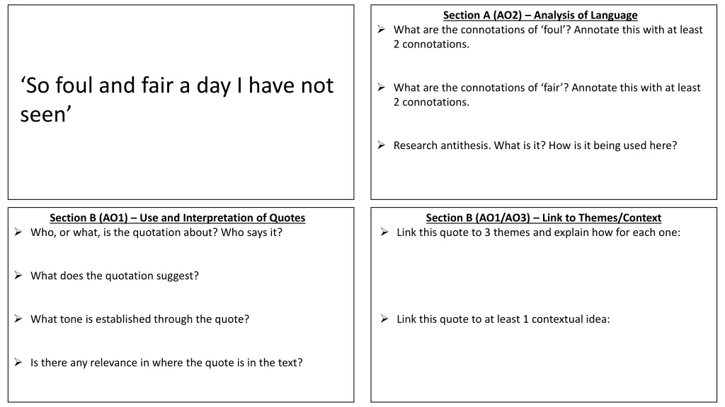 section a ao2 analysis of language what