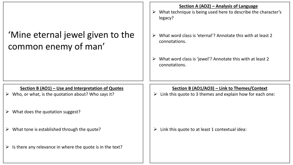 section a ao2 analysis of language what technique 4