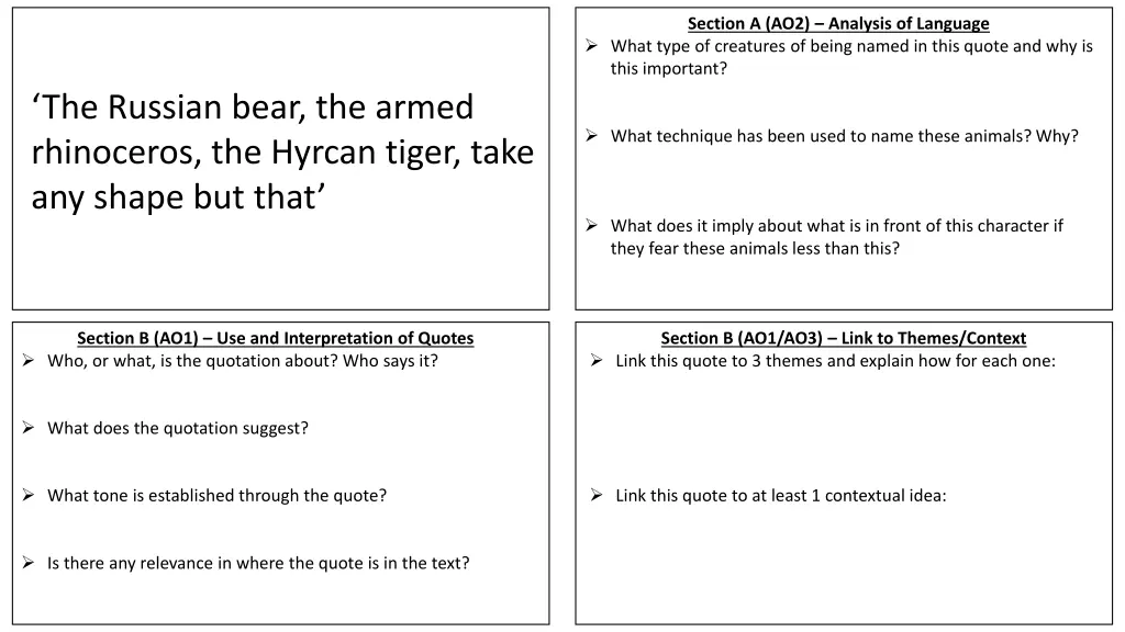 section a ao2 analysis of language what type