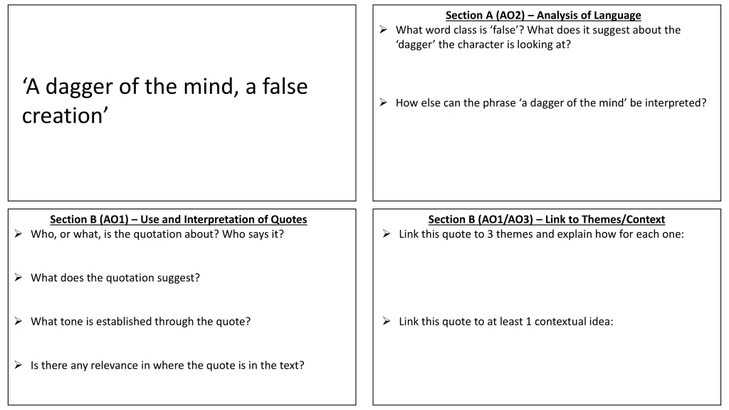 section a ao2 analysis of language what word 2