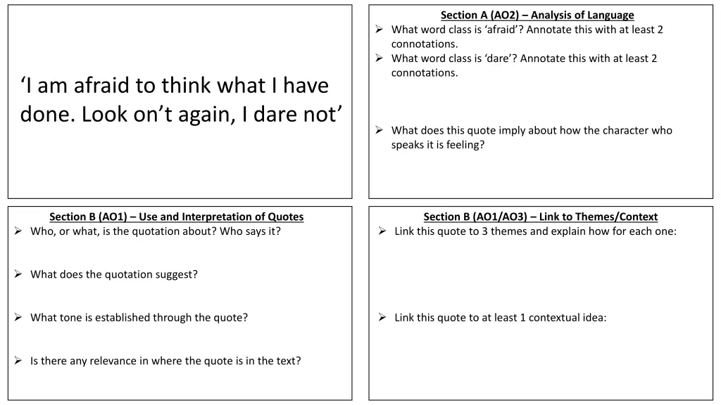 section a ao2 analysis of language what word 4