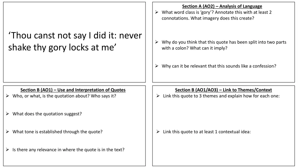 section a ao2 analysis of language what word 5