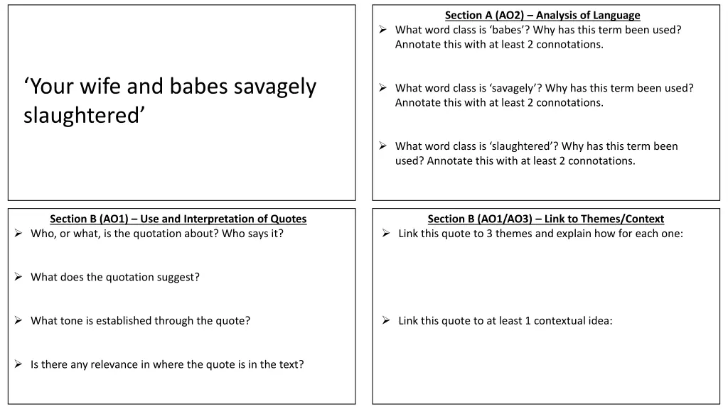 section a ao2 analysis of language what word 6