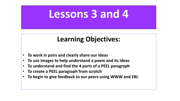 lessons 3 and 4