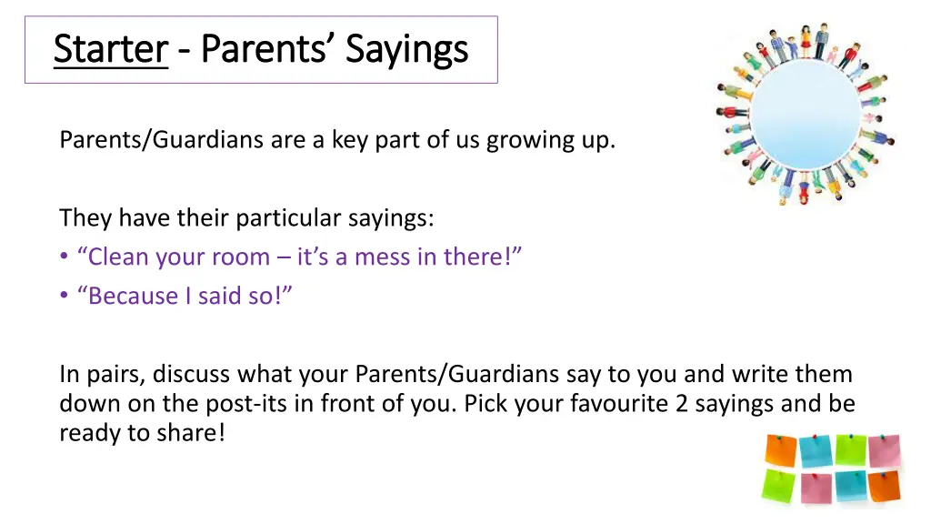 starter starter parents sayings parents sayings