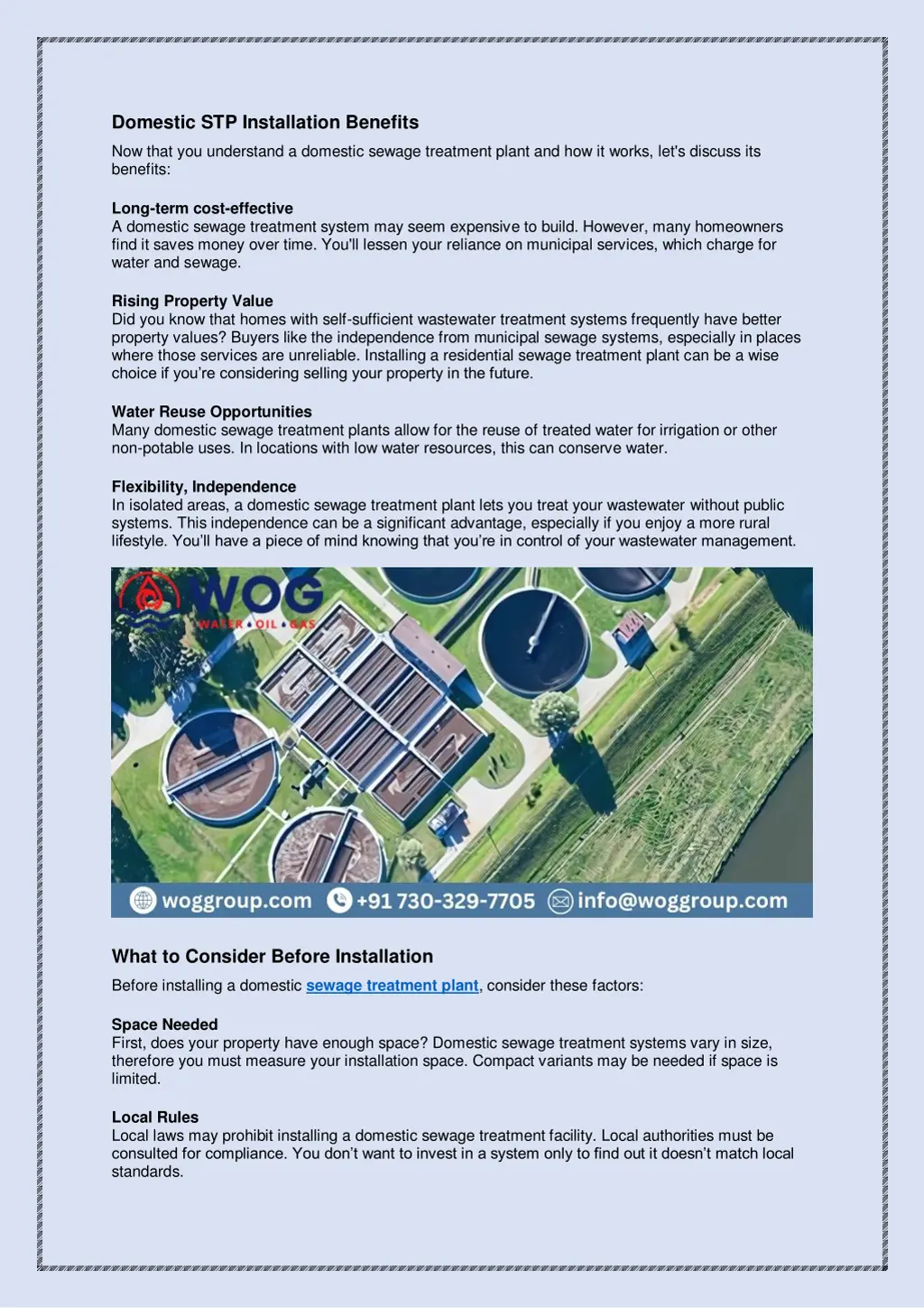 domestic stp installation benefits now that