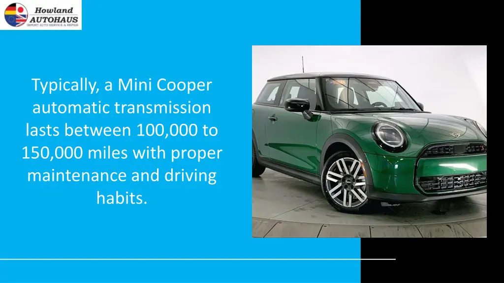 typically a mini cooper automatic transmission