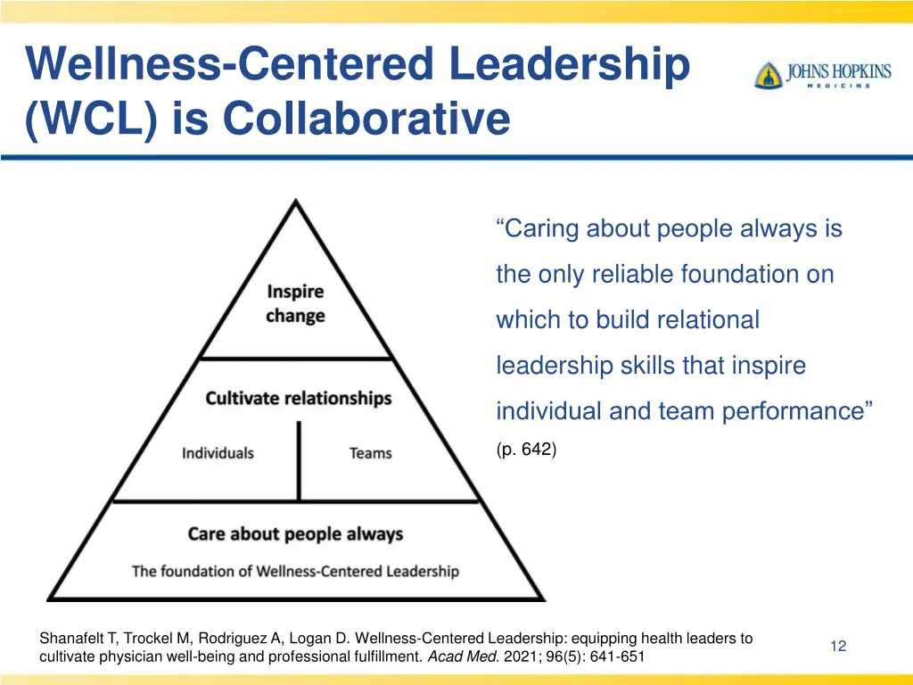 wellness centered leadership wcl is collaborative