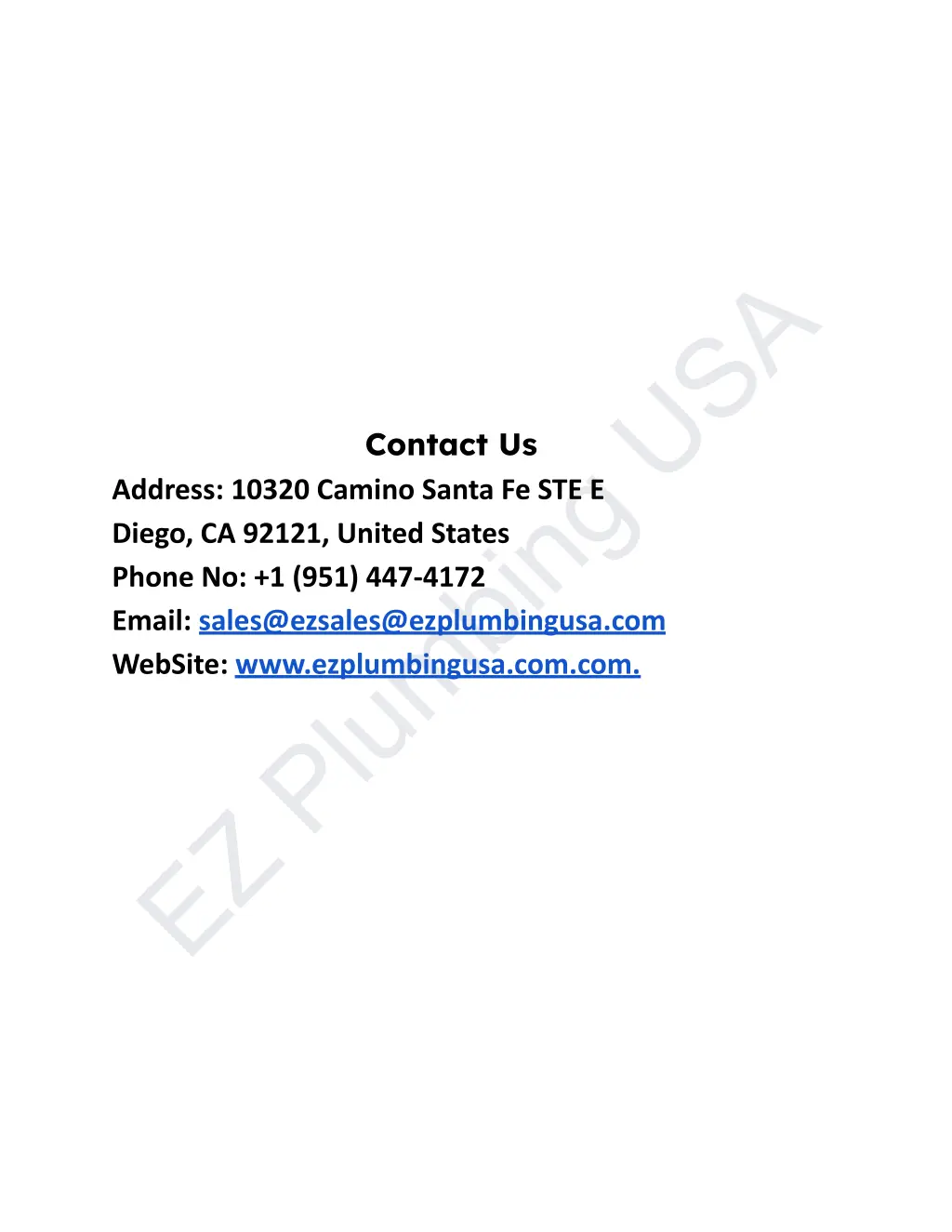 contact us address 10320 camino santa