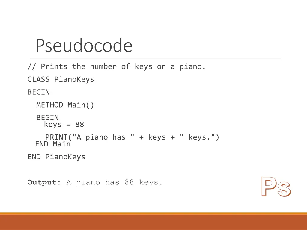 pseudocode 1