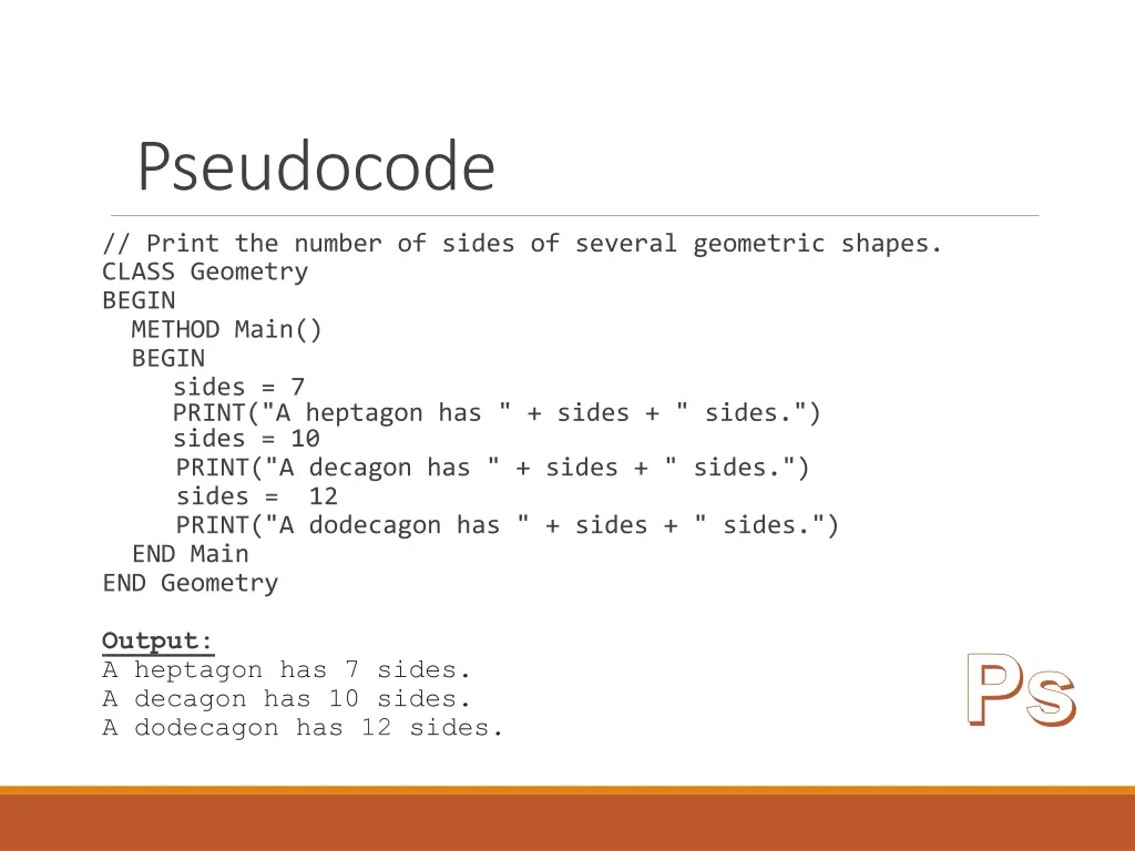 pseudocode 2