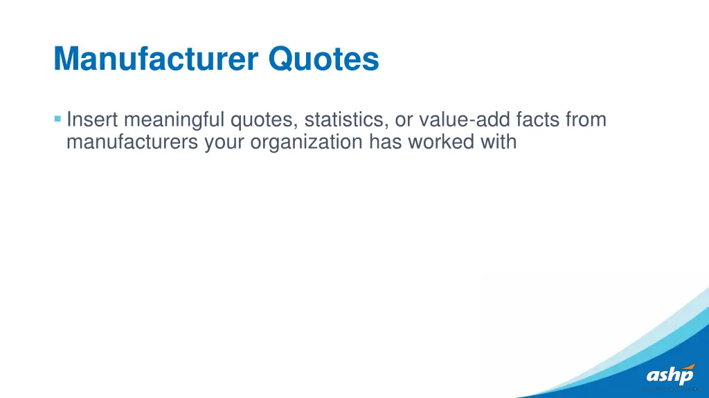 manufacturer quotes