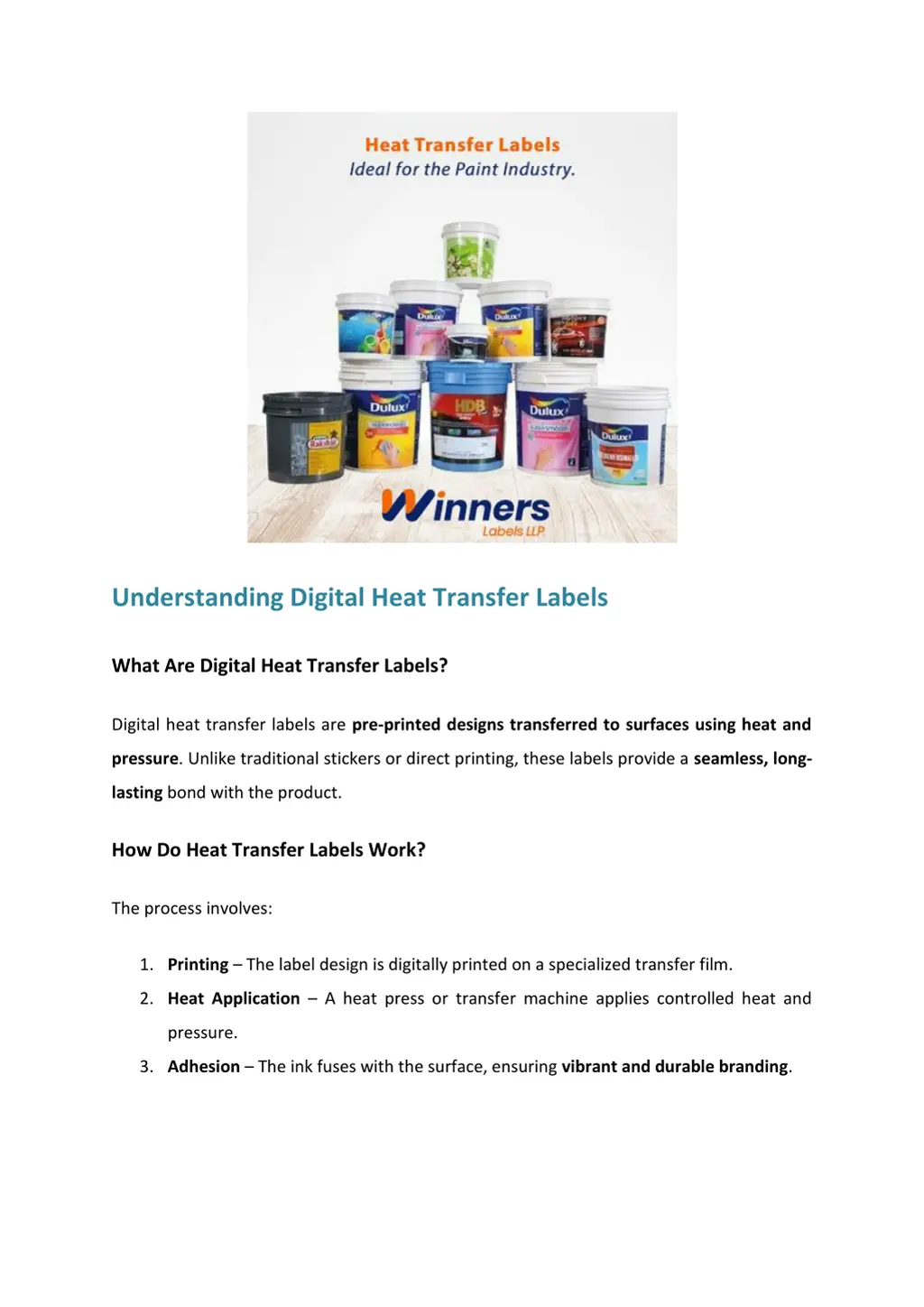understanding digital heat transfer labels