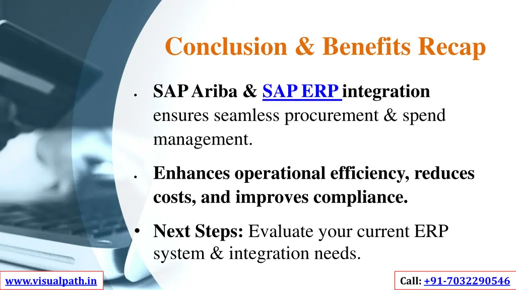 conclusion benefits recap