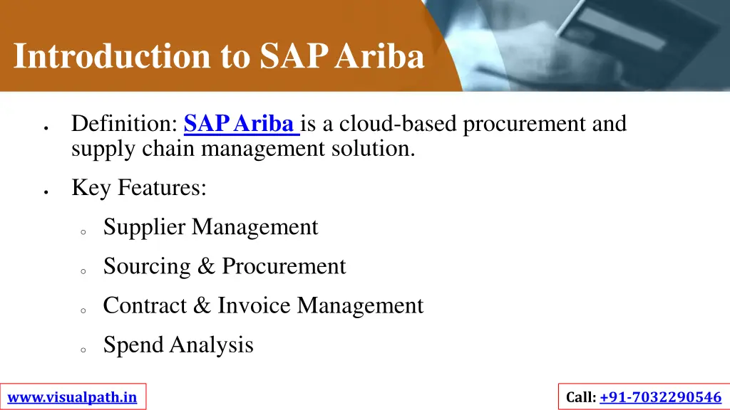 introduction to sap ariba