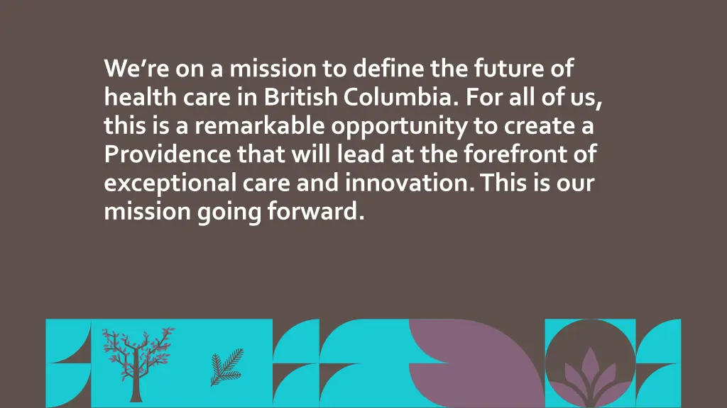 we re on a mission to define the future of health