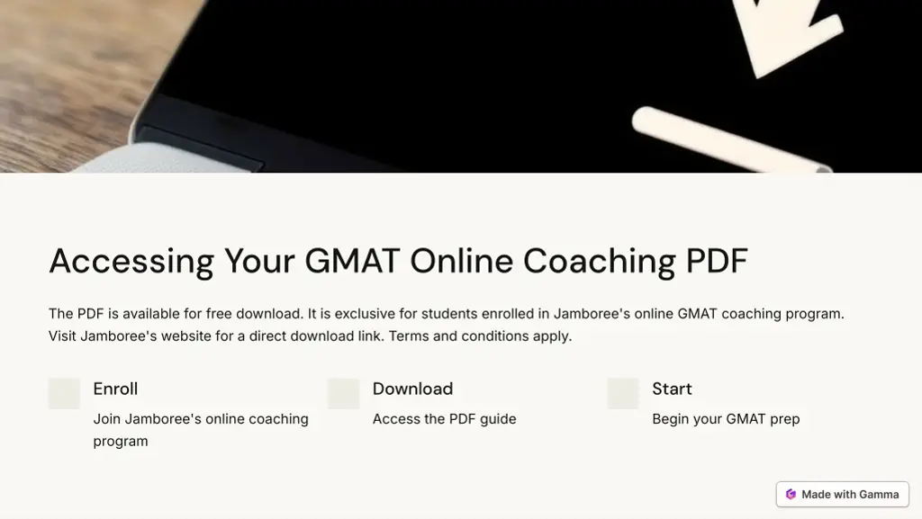accessing your gmat online coaching pdf