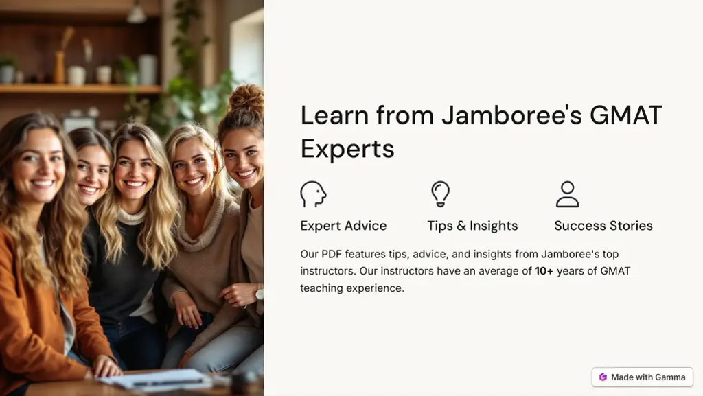 learn from jamboree s gmat experts