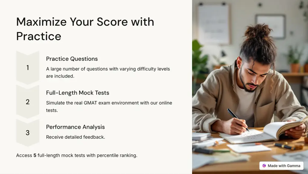maximize your score with practice