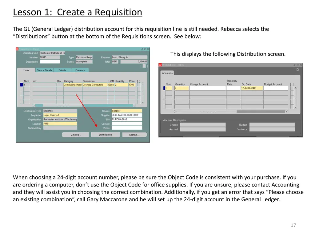 lesson 1 create a requisition 13