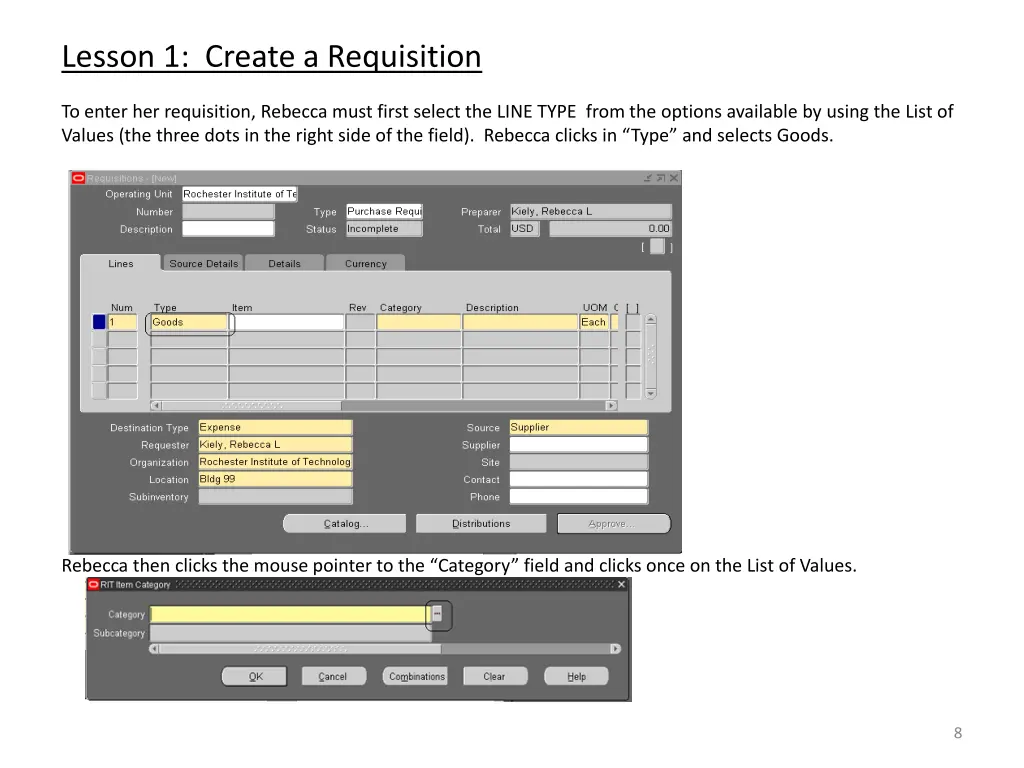 lesson 1 create a requisition 4