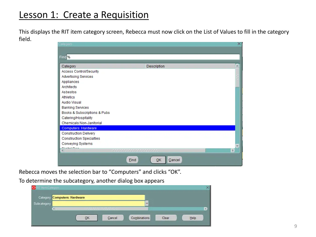 lesson 1 create a requisition 5