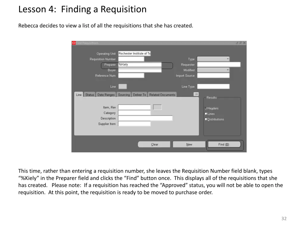 lesson 4 finding a requisition 2