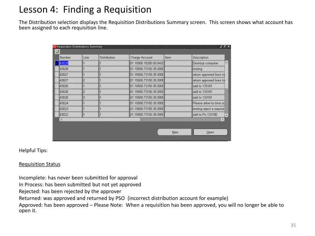 lesson 4 finding a requisition 5