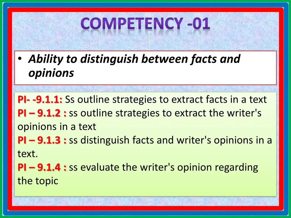 competency 01