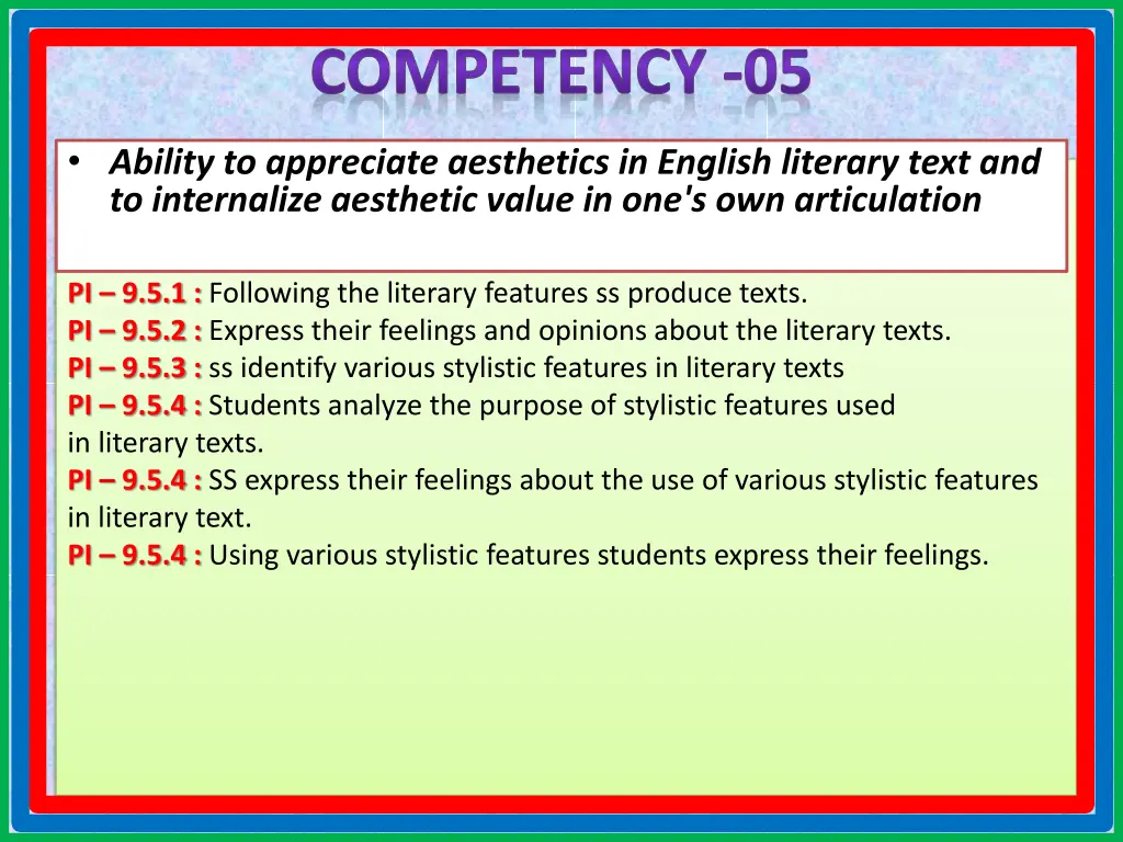 competency 05