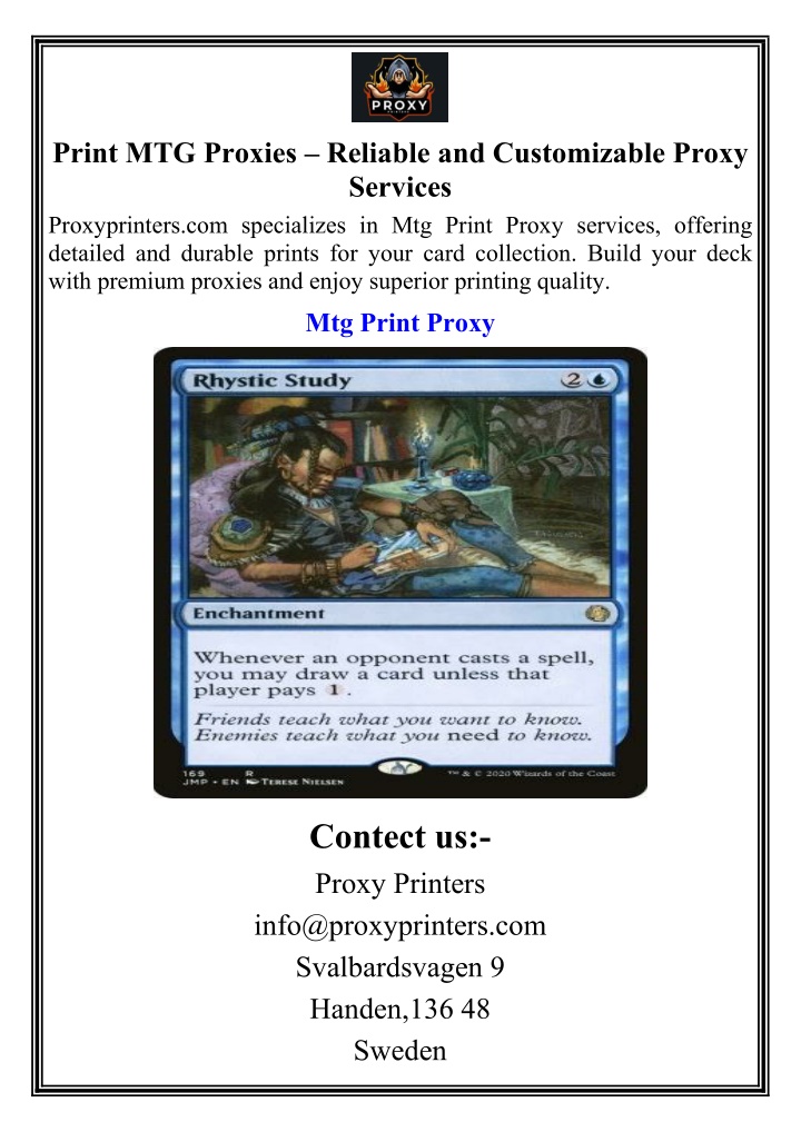 print mtg proxies reliable and customizable proxy