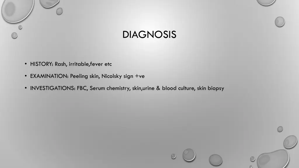 diagnosis