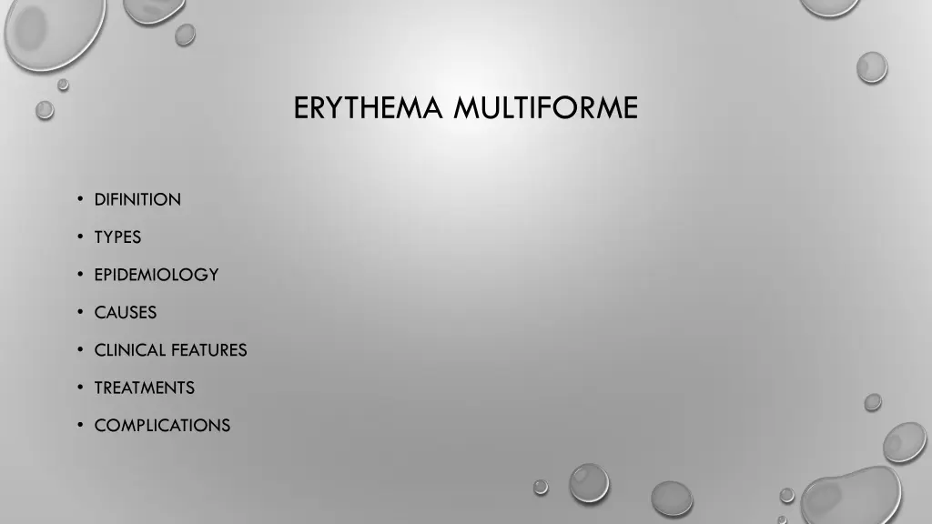 erythema multiforme